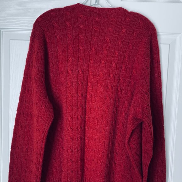 POLO by RALPH LAUREN 100% Italian Cashmere Iconic Cable Knit Sweater - Picture 8 of 13